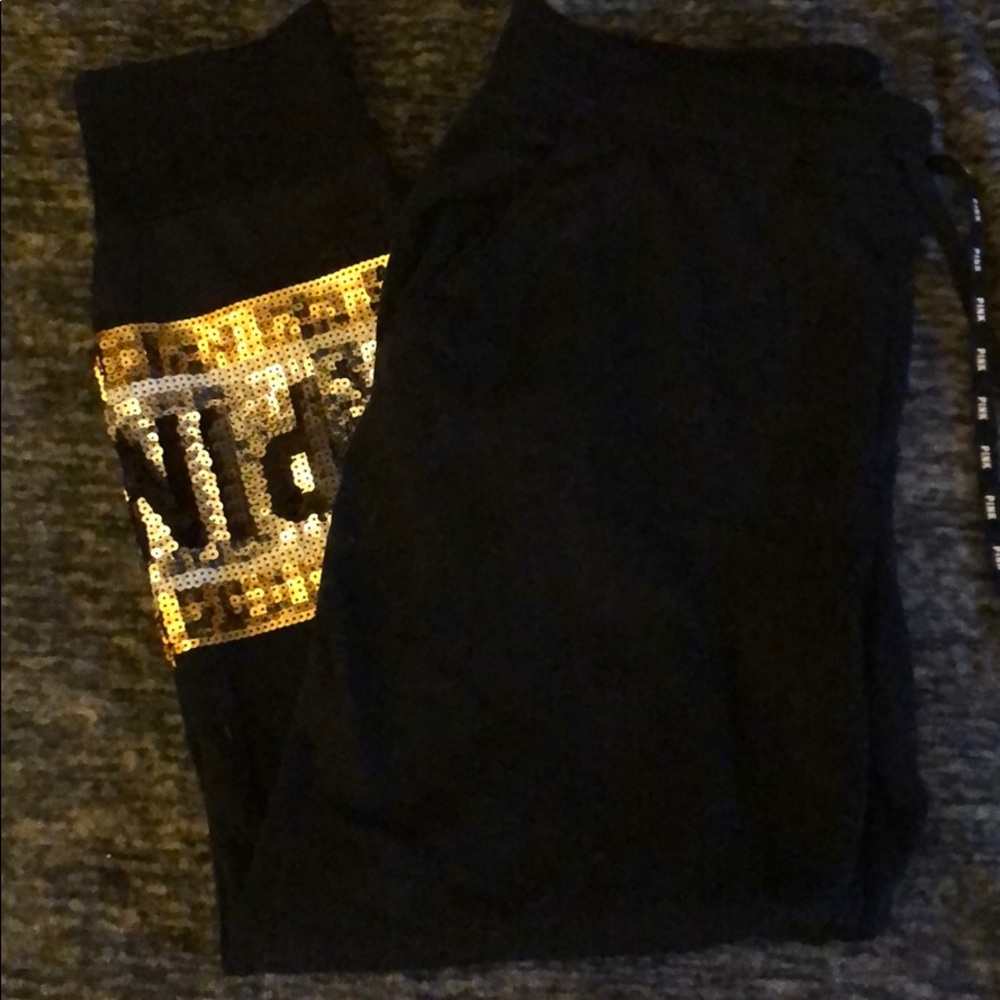 Pink jogger sweat pants